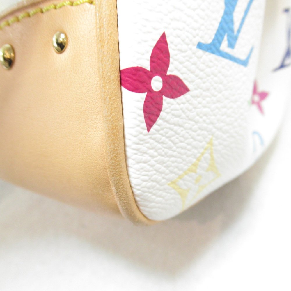 LOUIS VUITTON Beverly MM One Shoulder Bag White Blanc Monogram Multicolore PV... - Picture 9 of 11